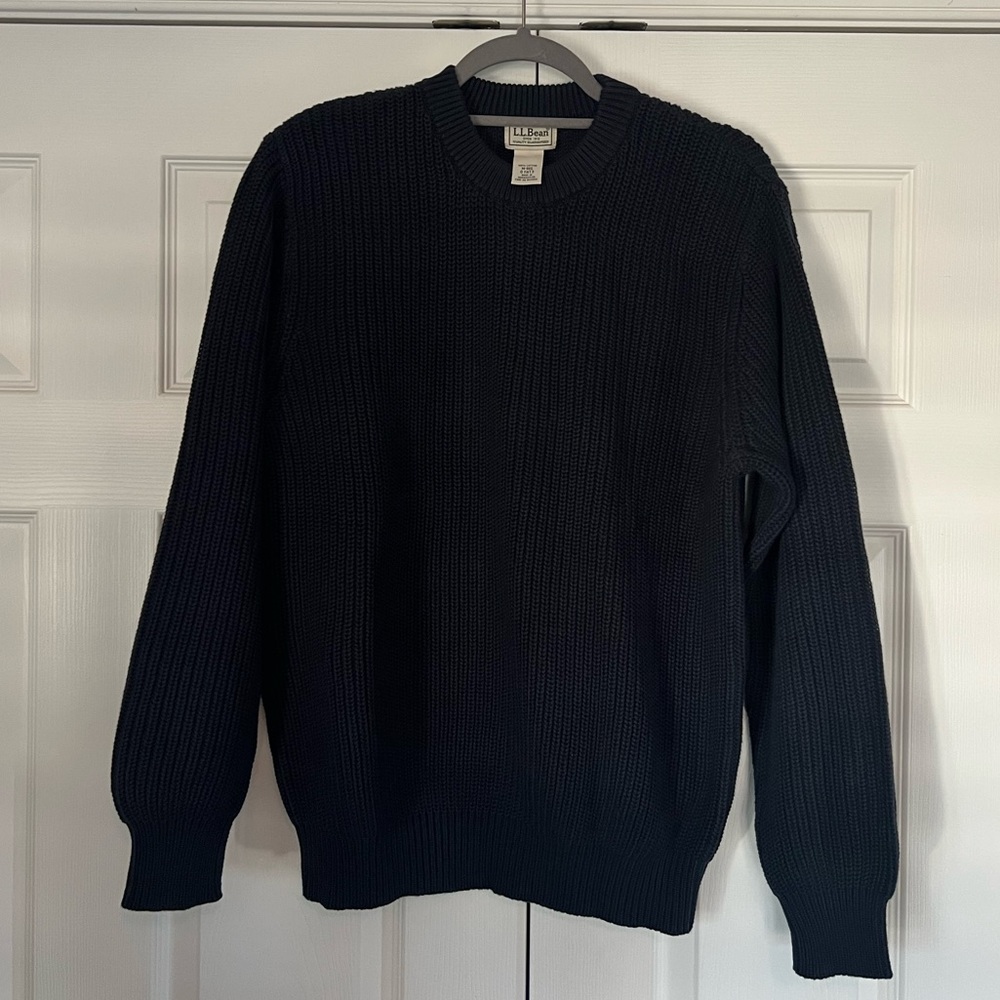 L.L. Bean Women’s Classic Navy Crewneck Sweater